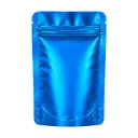 Mylar Bag 140 X 85 Mm, Pack Of 50, MATTE Blue