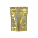 Mylar-Beutel, 140 × 85 mm, VE 50, goldfarben, holografisch