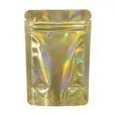 Mylarbeutel 140 x 85 mm, VE50, Gold HOLOGRAPHIC