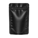 Mylarbeutel 140 x 85 mm, VE50, MATTE Schwarz