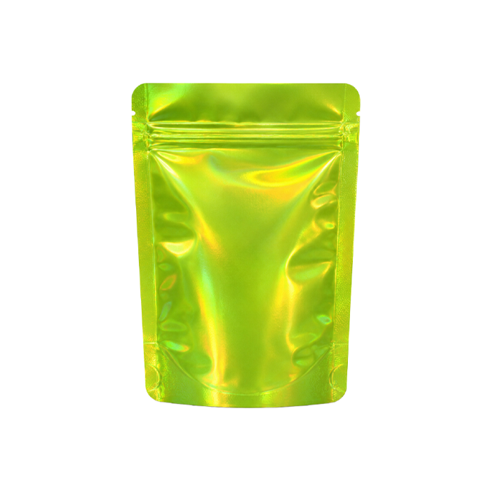 [MB14085GRHOL] Mylar Bag, 140 X 85 mm, VE 50, Green Holographic
