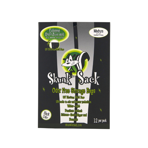[SKUNKM] SKUNK Sack Schwarz Medium 12er, 102 x 152 mm