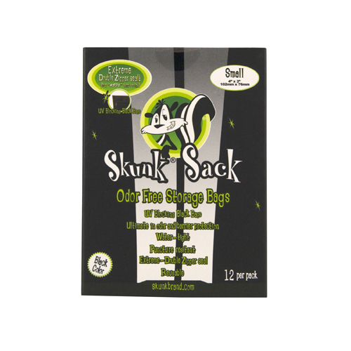 SKUNK Bag Black Small 12-pack, 76 X 102 mm