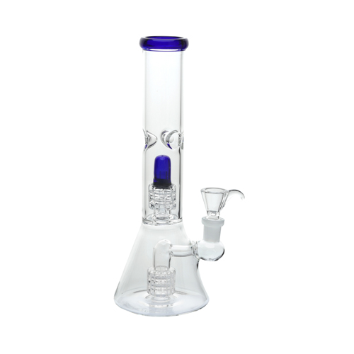[SSC10138BL] Wasserpfeife, Standard Bong with Shower, 25cm