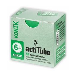 [ZU6KONIK] actiTube 6mmØ KONIK Akt.-Filter 1x 50 Pack