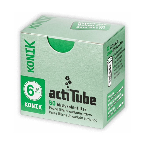 [ZU6KONIK] actiTube 6mmØ KONIK Akt.-Filter 1x 50 Pack