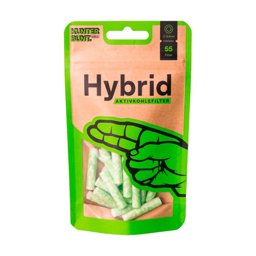 [ZU5HY50LI] Hybrid Supreme Filters, 6,4mmØ, 55er, LIME