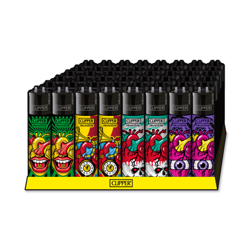 [CL2421] CLIPPER CLASSIC Large Trippy Hearts #2, VE48