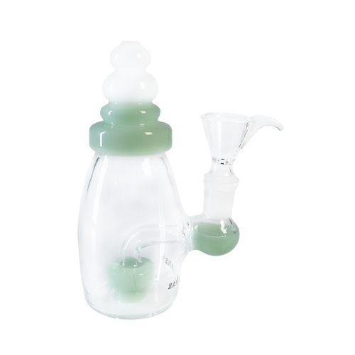 Baby Bottle Bongs, Green, 15cm
