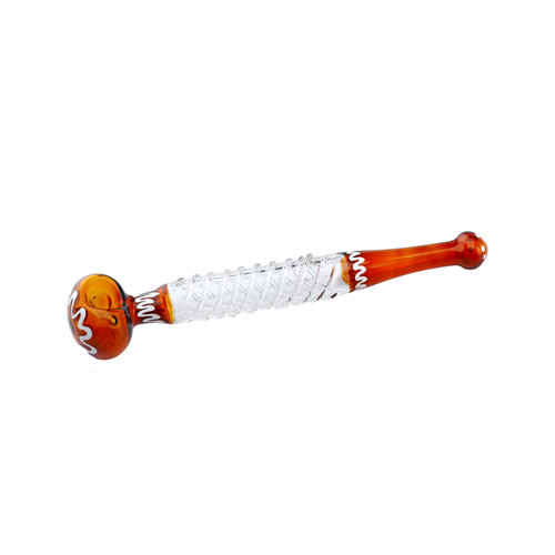 GLASS Long Pipe, approx. 25 cm Long, 30 mm Ø
