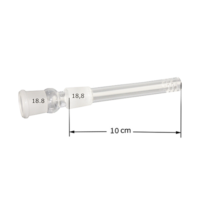 [X100DS] GLAS-Schlitz-Diffuser-Kupplung-18.8er-10cm