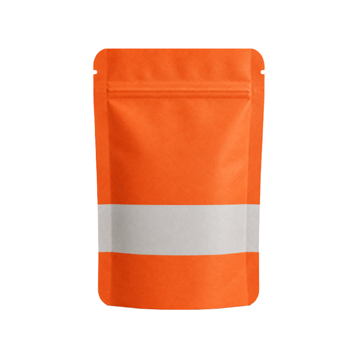 Kraft Paper Bag, 140 X 85 mm, VE 50, Orange