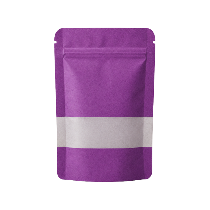 Kraft Paper Bag, 140 X 85 mm, VE 50, Purple