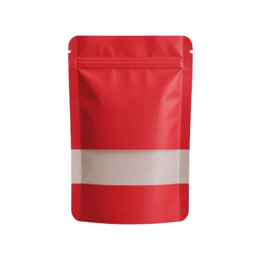 [KP1RD] Kraft Paper Bag, 140 X 85 mm, VE 50, Red