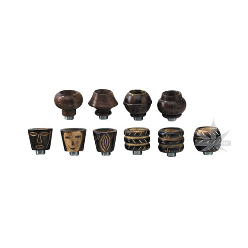 10 Mixed Wooden Heads