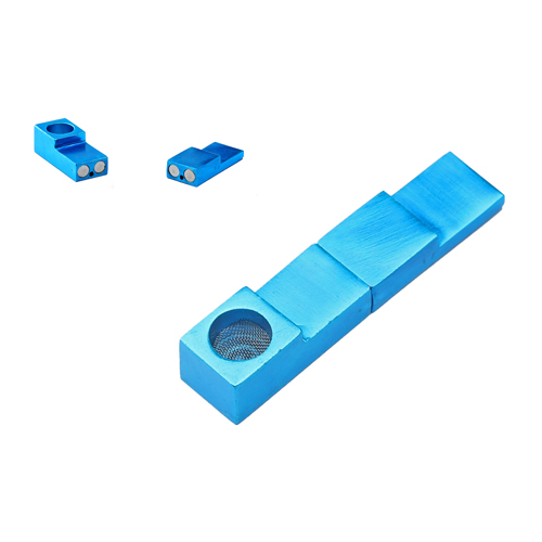 [MP101BL] Magnetic Pipe, Tic Tac, approx. 7.5 Cm, Blue