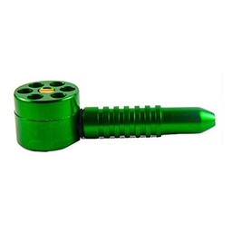 [MP105GR] Six Shooter Pfeife, ca.12cm, Grün