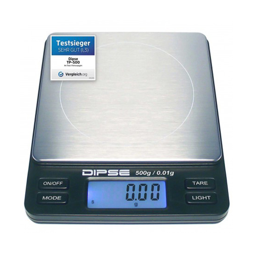[SOLO64] DIPSE TP-500 Digitalwaage, 500g/0,01g