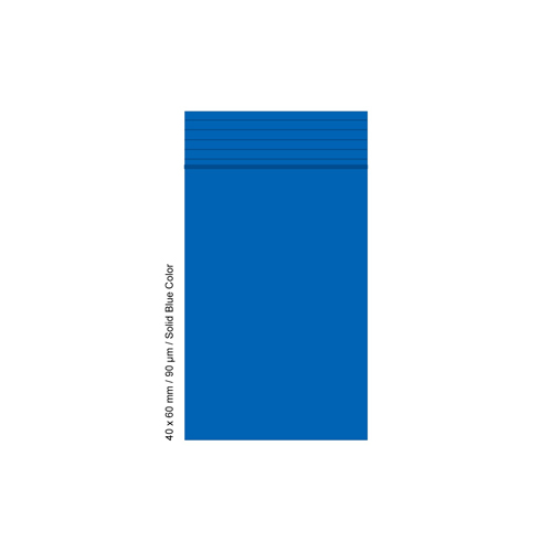 Polybeutel 40 × 60 mm, 90 µ, VE 500, blau
