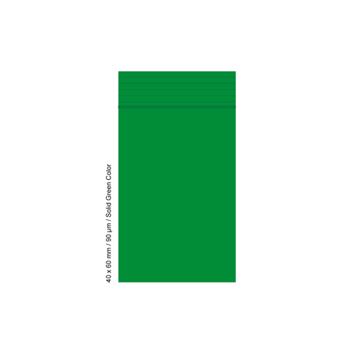 [SLD469GR] Poly Bag 40 X 60 mm, 90 µ, VE 500, Green