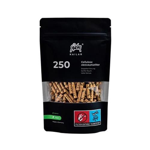 [ZU5U250] Kailar CelluloseActive Filter 250 ORGANIC 5.9mmø