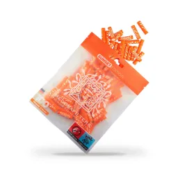 [ZUM100SU] MEDUSA Activated Charcoal Filters, 6 mm Ø, 100 Pcs, Sunset