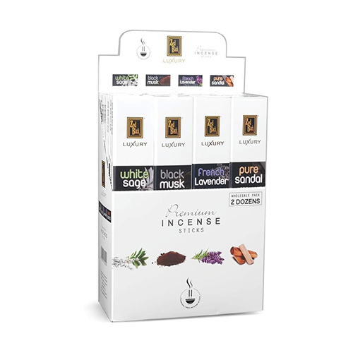 [ZBLXDISP24] Incense, Zed Black LUXURY, Display Of 24