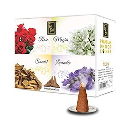 [ZBDHC]  Zed Black Premium Dhoop Cone Mix 12 Pack 