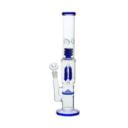 [SSC10334BL] Blau Bong, Honeycomb + Shower + Percolator, 45cm