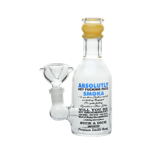 [SSC10333] Glasbong, Absolute Wodka, 16cm