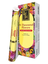 [ZBHX6-5] Incense, Zed Black, THOUSAND FLOWER, 6 packs of 20