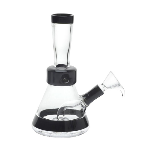 [SSC10331BK] Glasbong, BLACK, Trommel-Perkolator, ca. 20cm