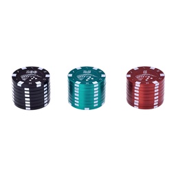 [WN43CHIP] Metall-Grinder, 42mmØ, 3-teilig, Sieb, CHIPS