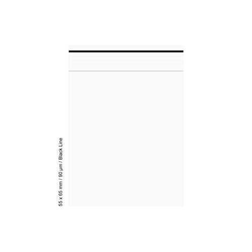 [LD569BKL] Poly Bag 5.5 X 6.5 Cm, 90 My, Pack Of 500, Black LINE