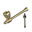 Mushroompipe-ca. 9cm, Gold