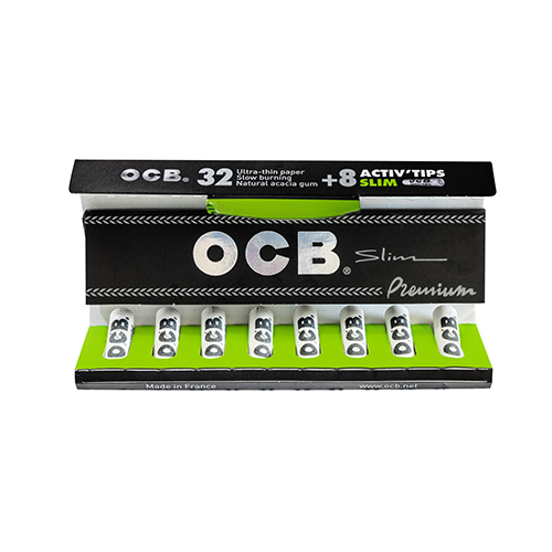 [ZI3ACTION] OCB KS Slim Schwarz Pack 1/2 und Pack mit ACTIVE Tip