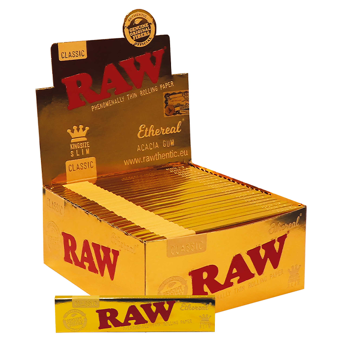 RAW KS Slim Papers “GOLD”, VE50, 32 Leaves