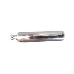 [BB421SLV] Messing Pfeife, Silber, 6,5cm lang und schraubbar