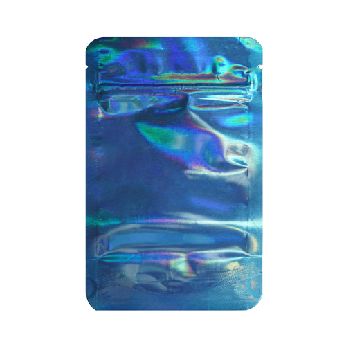 Mylarbeutel 140 x 85 mm, VE50, Blau HOLOGRAPHIC