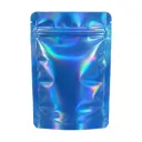 Mylarbeutel 140 x 85 mm, VE50, Blau HOLOGRAPHIC