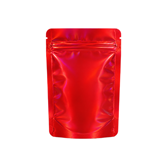 [MB14085RDHOL] Mylar Bag, 140 X 85 mm, VE 50, Red Holographic