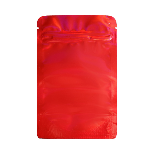 Mylarbeutel 140 x 85 mm, VE50, Rot HOLOGRAPHIC