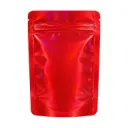 Mylarbeutel 140 x 85 mm, VE50, Rot HOLOGRAPHIC