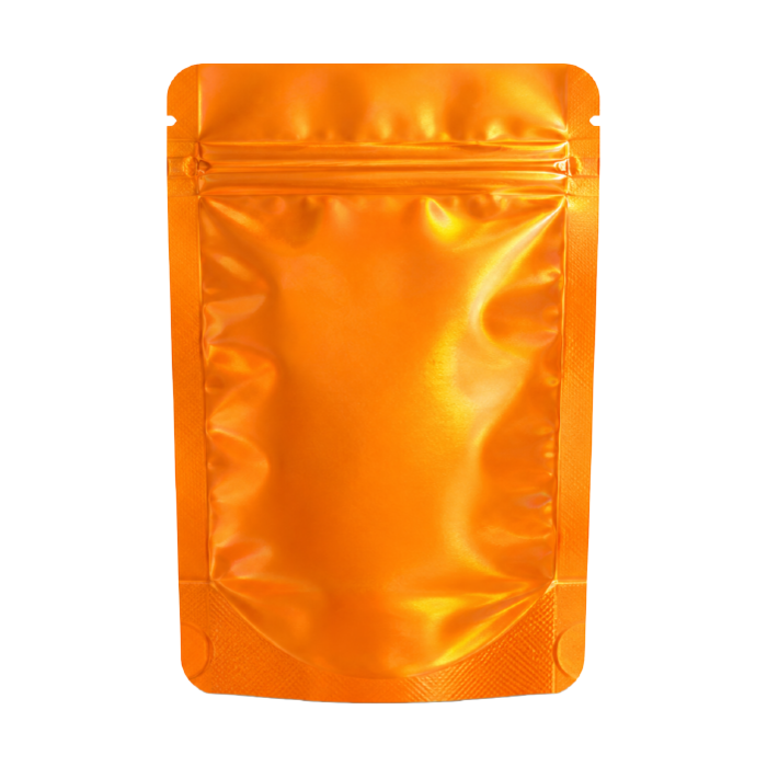 [MB14085ORHOL] Mylar Bag 140 X 85 Mm, PU50, ORANGE HOLOGRAPHIC