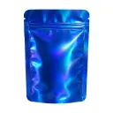 Mylar Bag 140 X 85 Mm, PU50, DARK Blue HOLOGRAPHIC