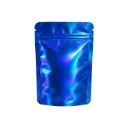 Mylar-Beutel, 140 × 85 mm, VE 50, dunkelblau, holografisch
