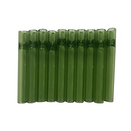 [SSC10141GR] Glas One-hitter, GRÜN, VE10, 9cm, cigarette Pfeife