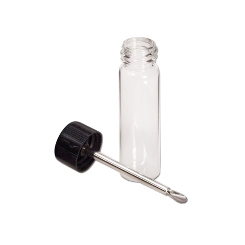 Glas-Dose mit Spoon, clear, 5 Stück, je 5ml
