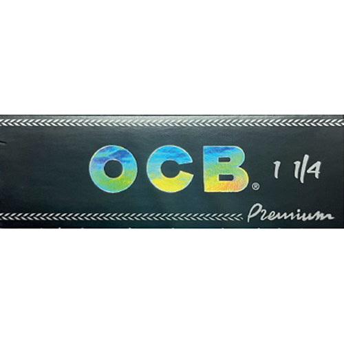 [ZI3P14] OCB Black Premium 1 1/4, 25 Booklets Of 50 Sheets