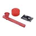 GLAS-Kawumm, 9cm, inklusive Grinder + Siebe